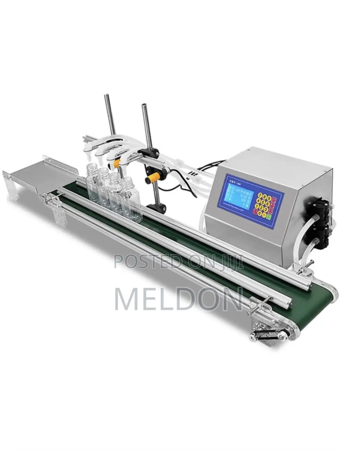 4 Nozzle Liquid Filling Machine With Conveyor