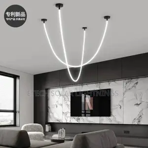 Magic Belt Flexible Led Minimalist Hanging Chandelier Light
