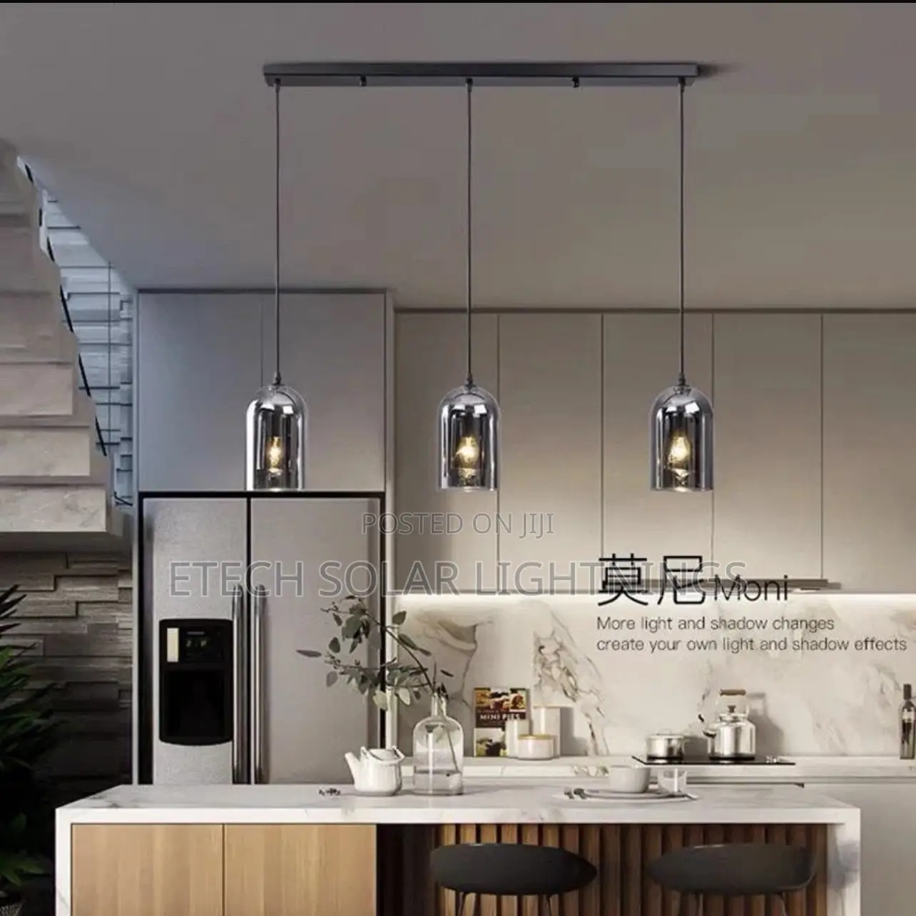 Luxury Modern Dining Room Kitchen Glass Pendant Light