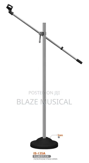 Round Base Microphone Stand