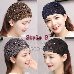Elegant Hollow Lace Flower Pattern Headband