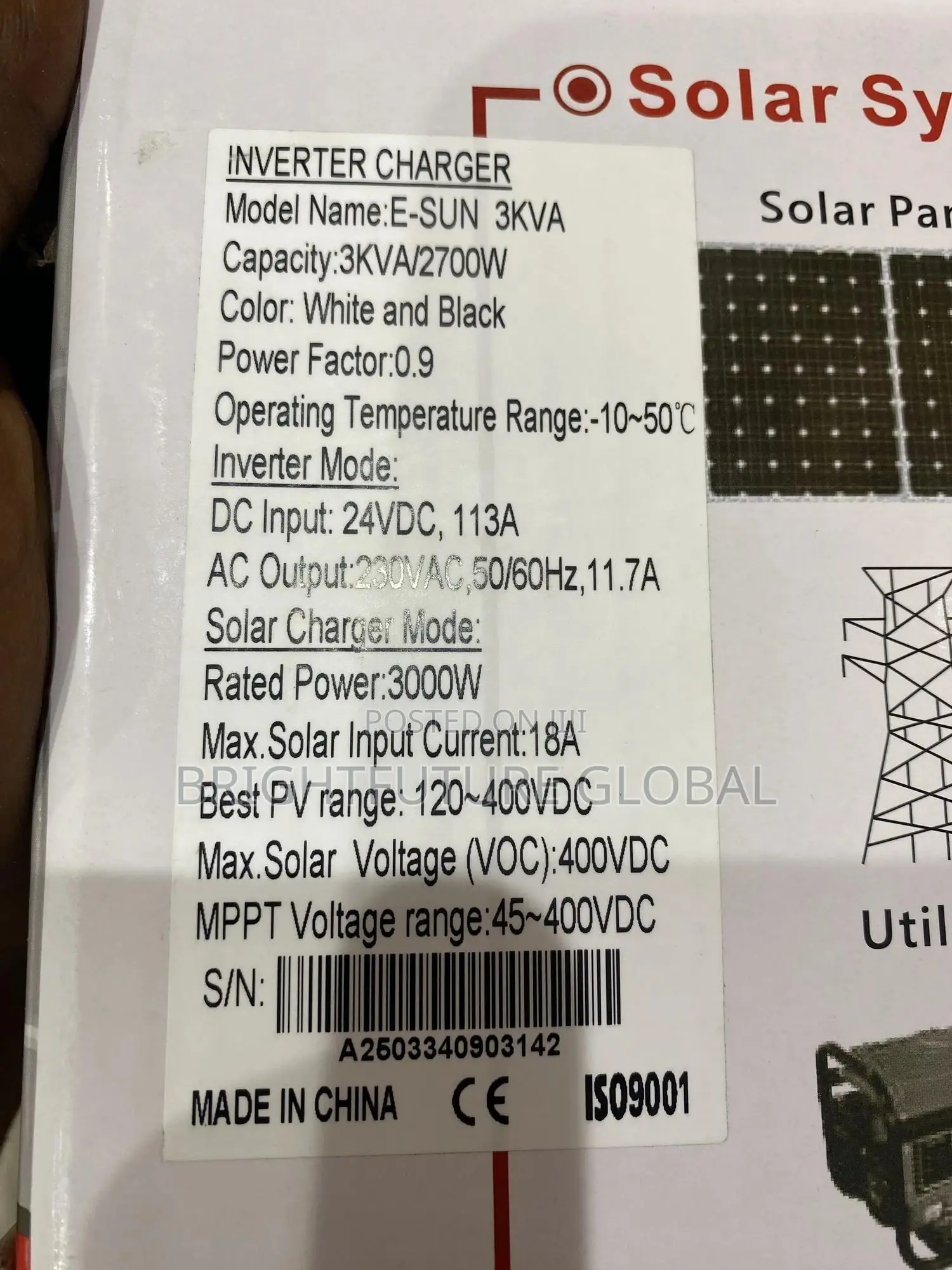 Sako 3kva Solar Inverter
