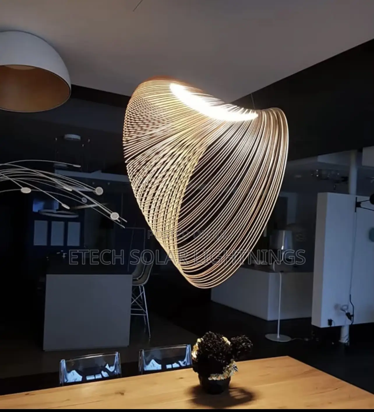 Luminaries Pendants Lusters Wood Art Shade Hat Design Light