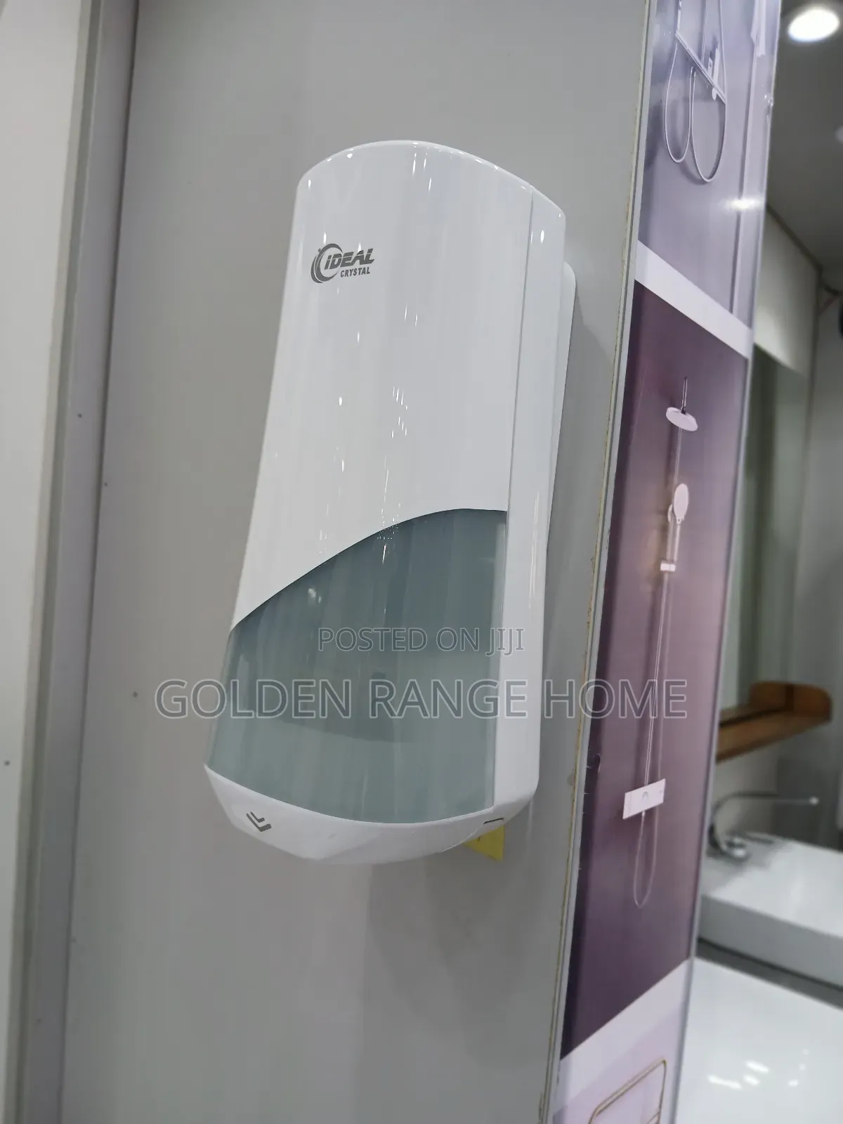 White Wall Mount Automatic Liquid Soap Dispenser