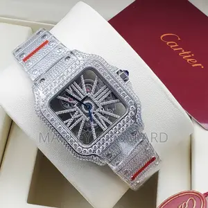 High Quality Cartier Iced Out Watch