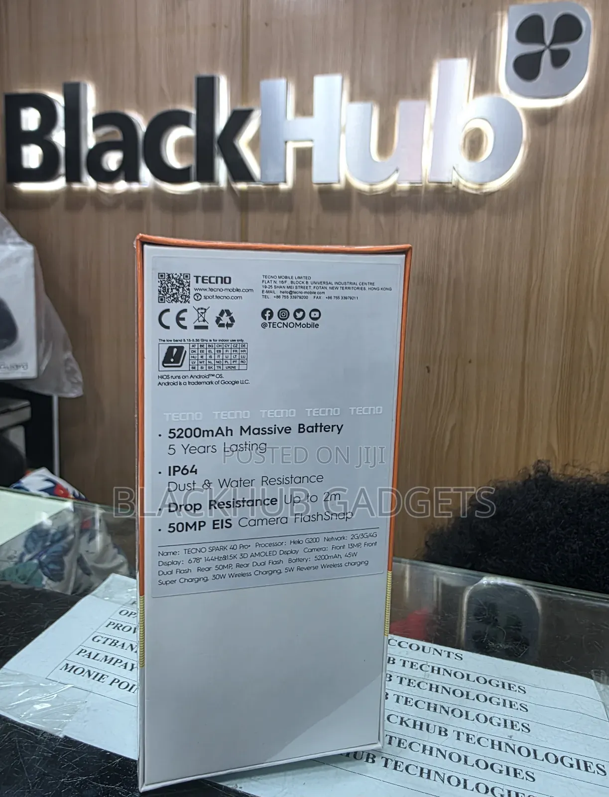 New Tecno Spark 40 Pro+ 256 GB White