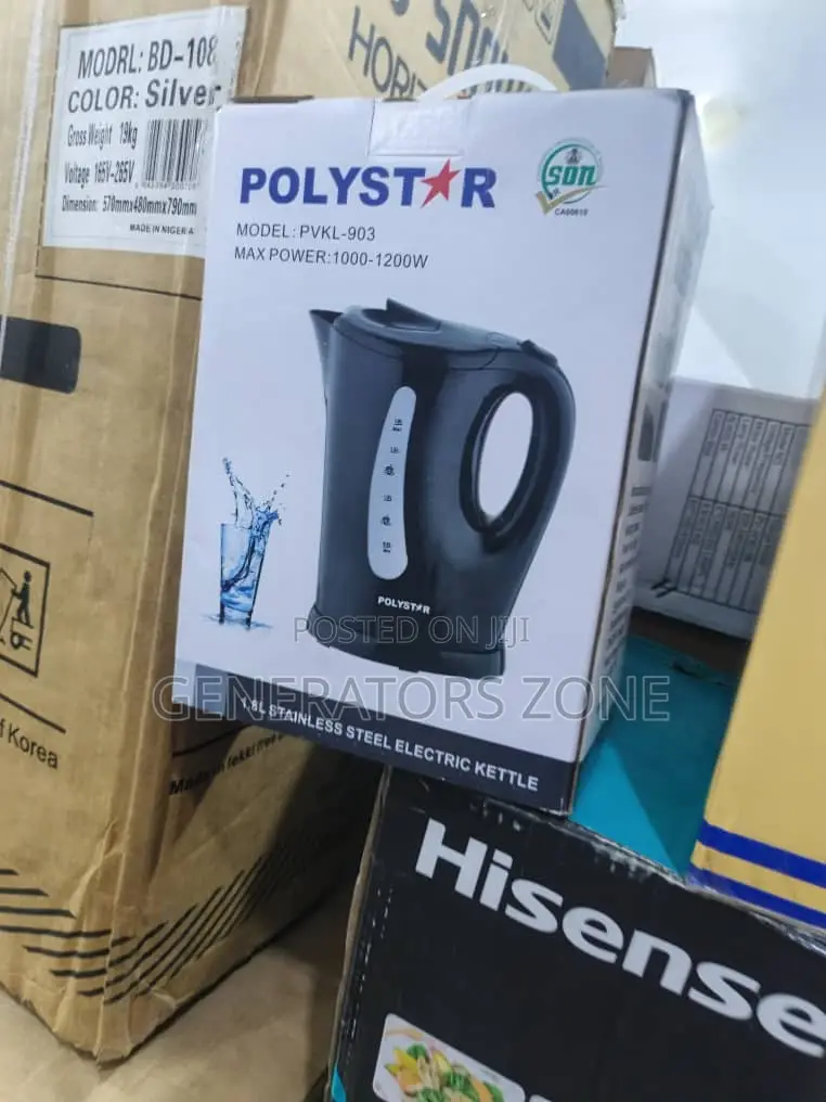 Polystar 1.8l Sleek Electric Kettle – Classy Look PVKL-903
