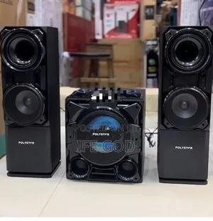 Original Polystar 25000w 2 in 1 Set Powerful Home Theatre