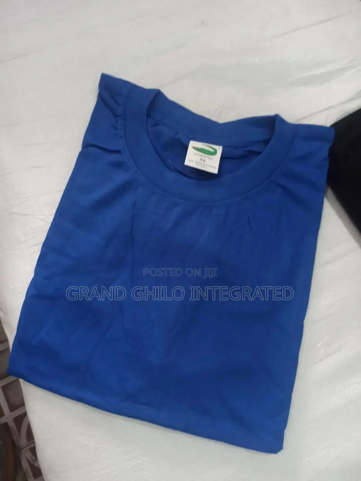 Royal Blue Plain Round Neck Shirt