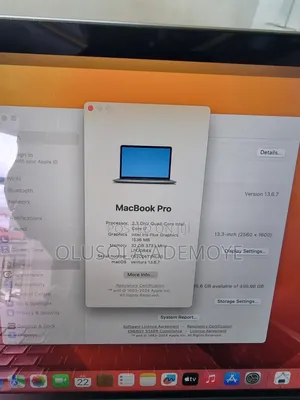 Laptop Apple MacBook Pro 2020 32GB Intel Core I7 SSD 512GB