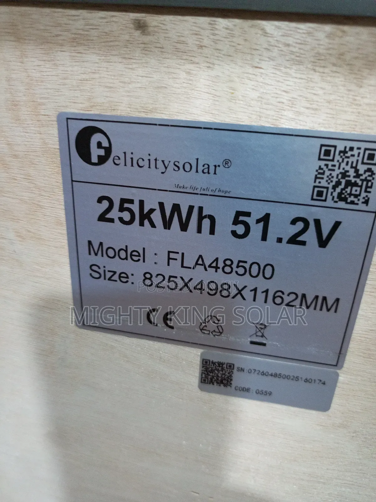 This Is Felicity 25kwh Lithium Iron Battery