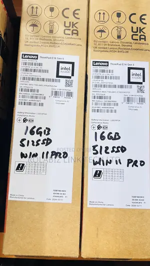 New Lenovo ThinkPad E14 G5 16GB Intel Core I5 SSHD (Hybrid) 512GB