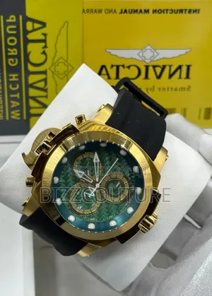 Original Invicta Chronograph, Rubber Strap Watch