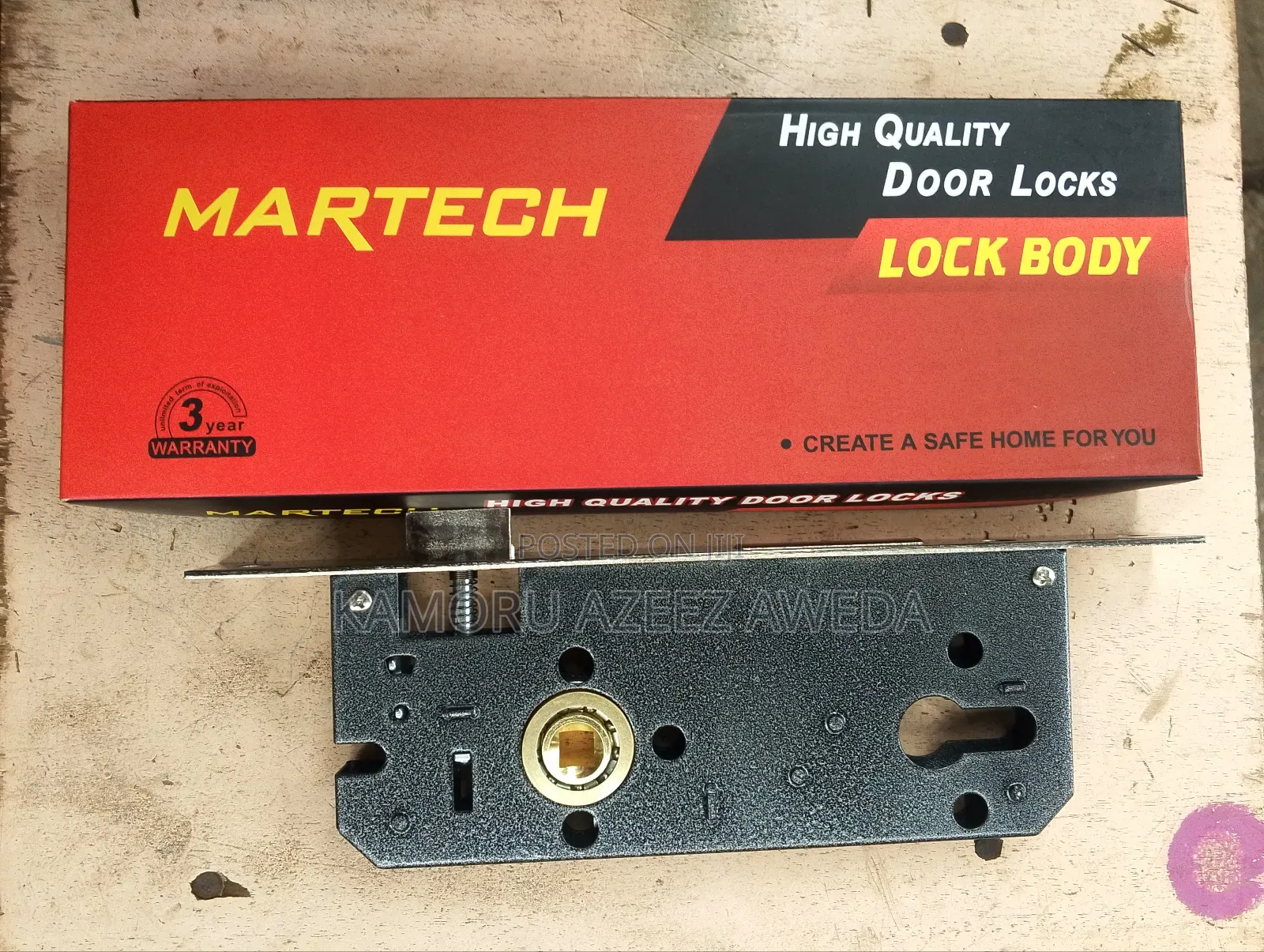 Martech Separate Door Lock Complete Set Original