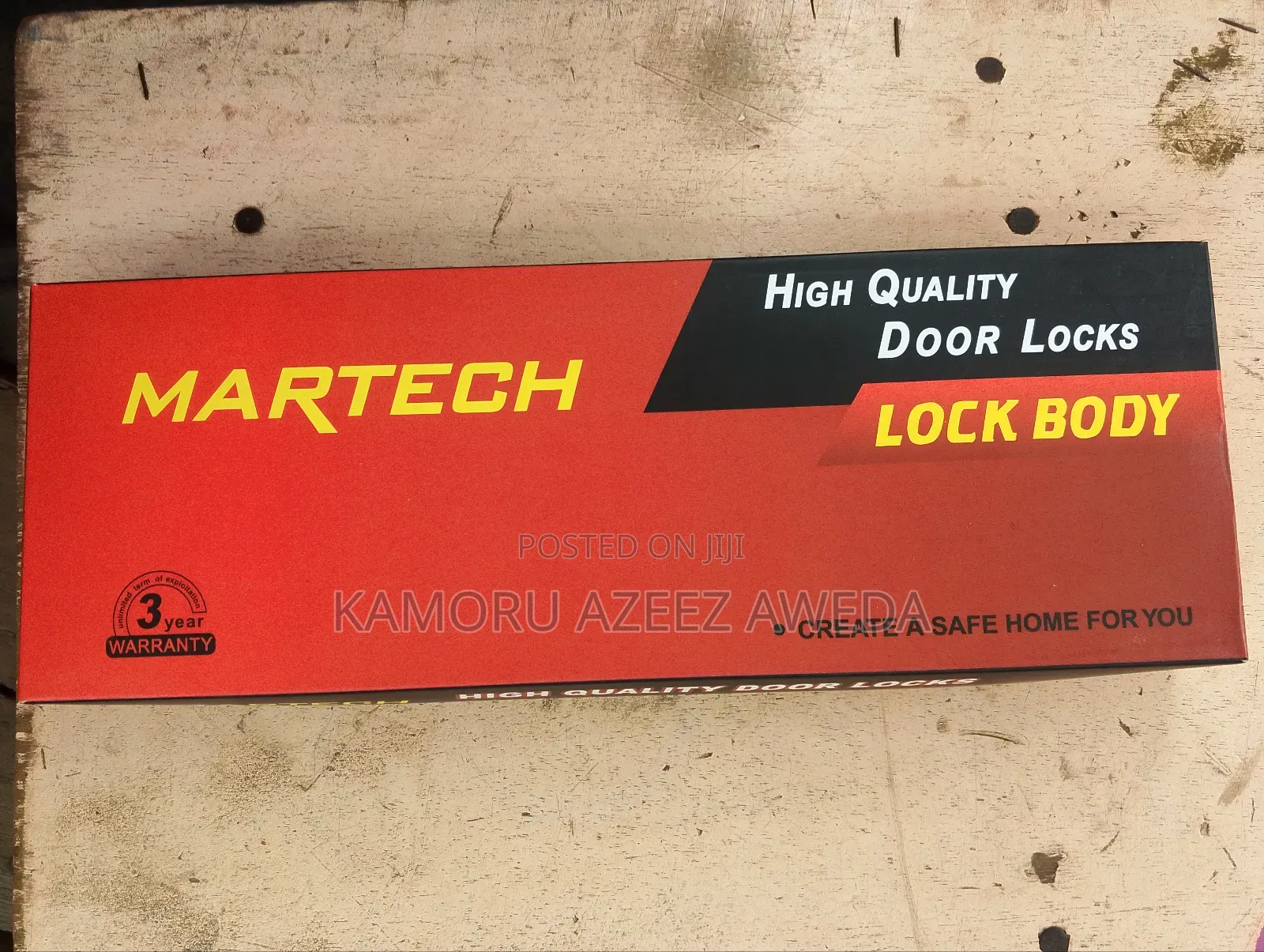 Martech Separate Door Lock Complete Set Original