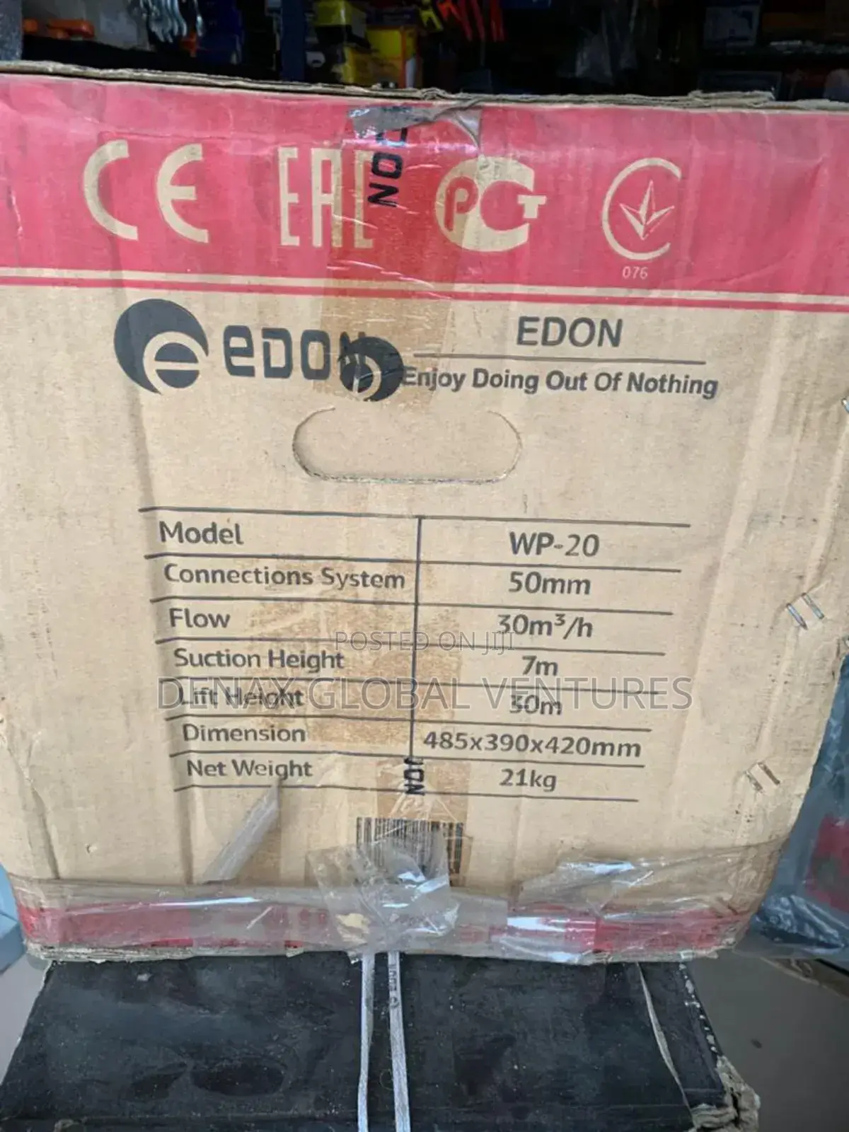 Edon 20l Pumping Machine Wp20 (Water Pump)