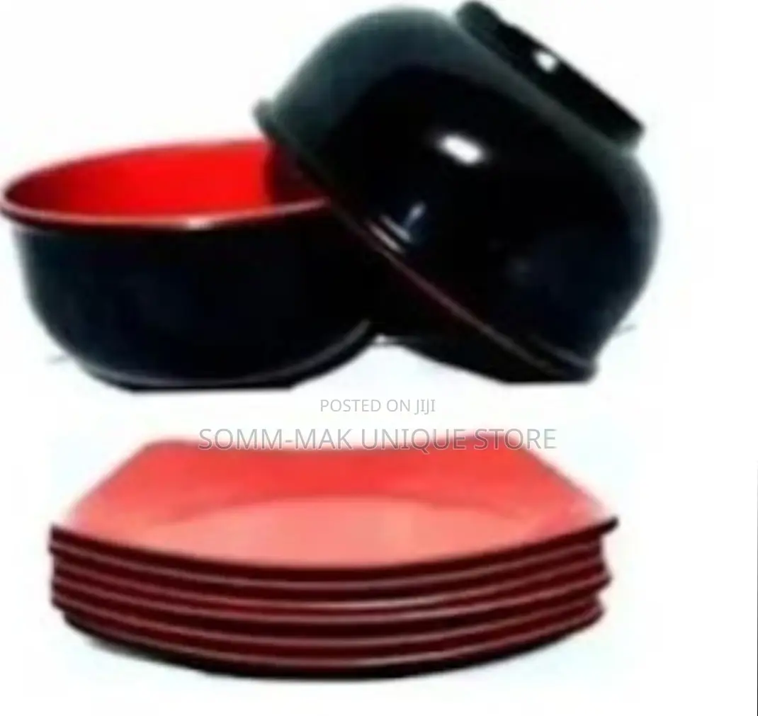 12 Pieces Unbreakable Ceramic Curved and Flat Plates