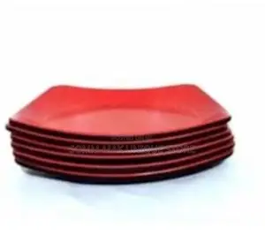 12 Pieces Unbreakable Ceramic Curved and Flat Plates