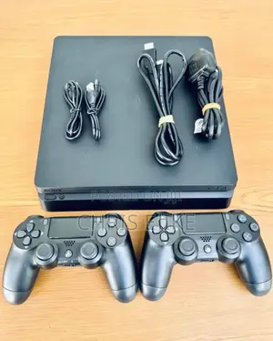 Uk Used Play Station 4 Slim With to Pads and Games Fc 26