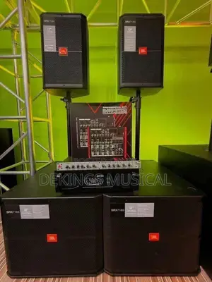 JBL 18 Inches Sub and 12 Monitor Speaker, Mixer Amplifier