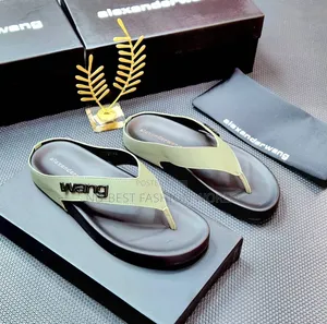 Wang Leather Slippers