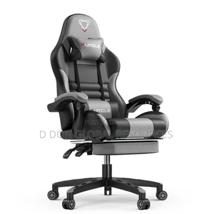 Gray and Black Gaming Chair