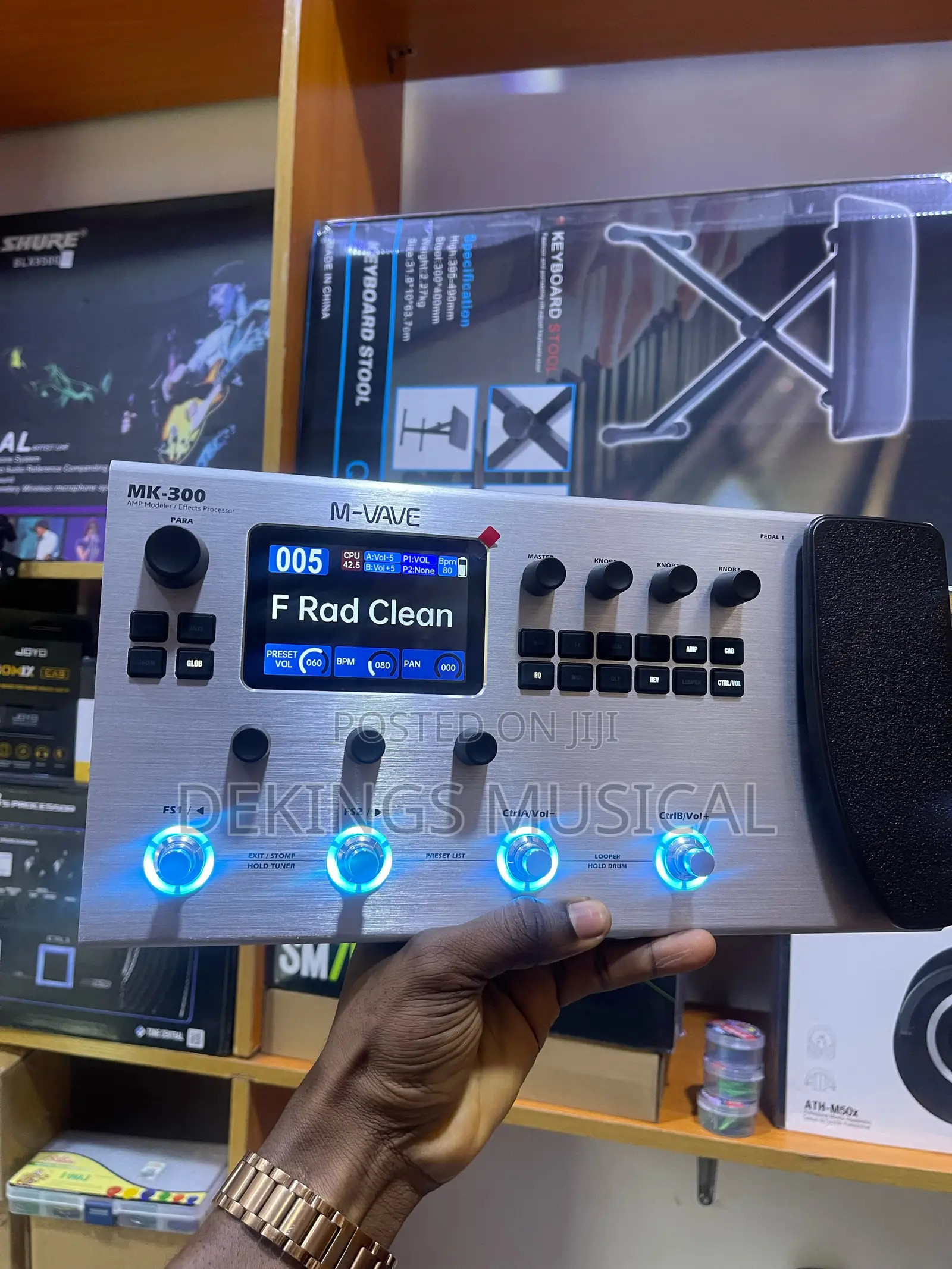 M-Vave Mk-300 Guitar Multi-Effects Processor Pedal
