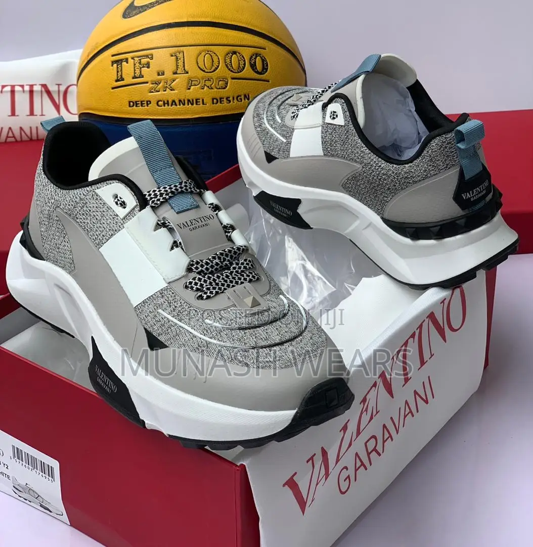 Valentino Mix Stripe Sneakers