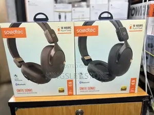 Onyx Sonic Wireless Headphone Soundtec by Porodo