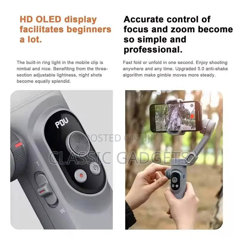 Smart X Pro Handheld Smartphone 3-Axis Gimbal