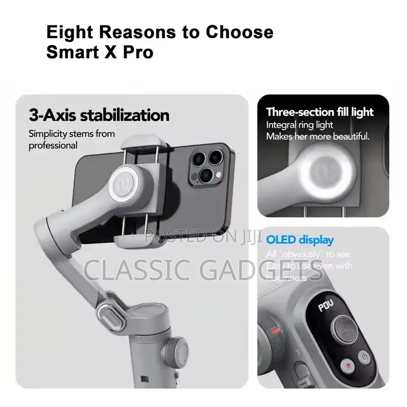 Smart X Pro Handheld Smartphone 3-Axis Gimbal