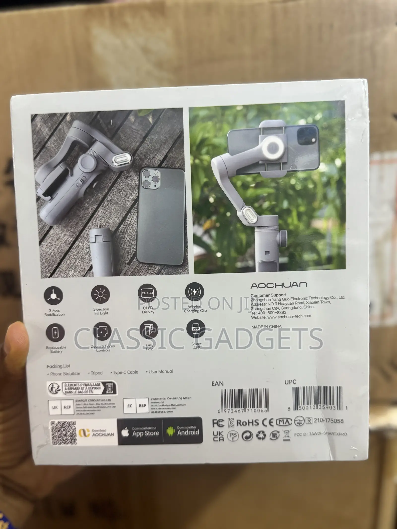 Smart X Pro Handheld Smartphone 3-Axis Gimbal