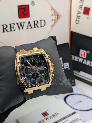 Reward Chronograph Rubber Strap-Watch-Fully-Packaged