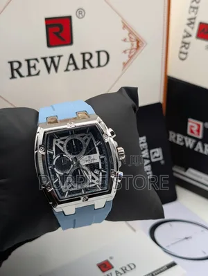 Reward Chronograph Rubber Strap-Watch-Fully-Packaged