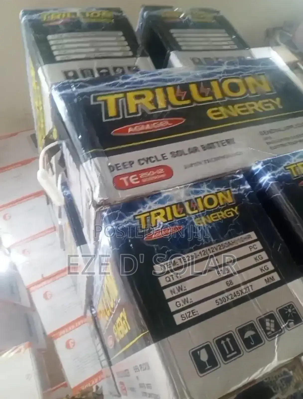 Trillion Deep Cycle Gel Solar Battery
