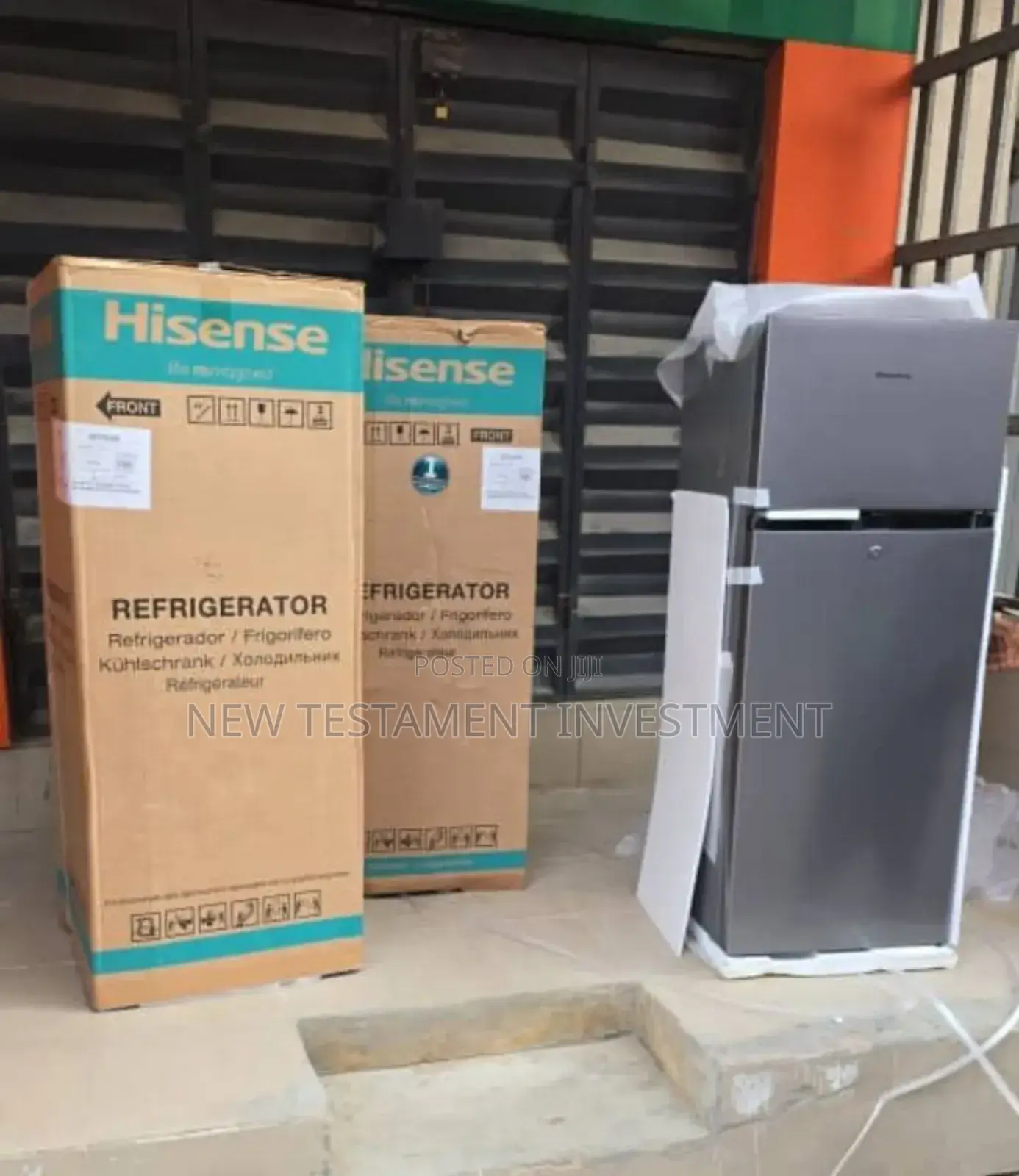 Original Hisense Double Doors Fridge 205liters