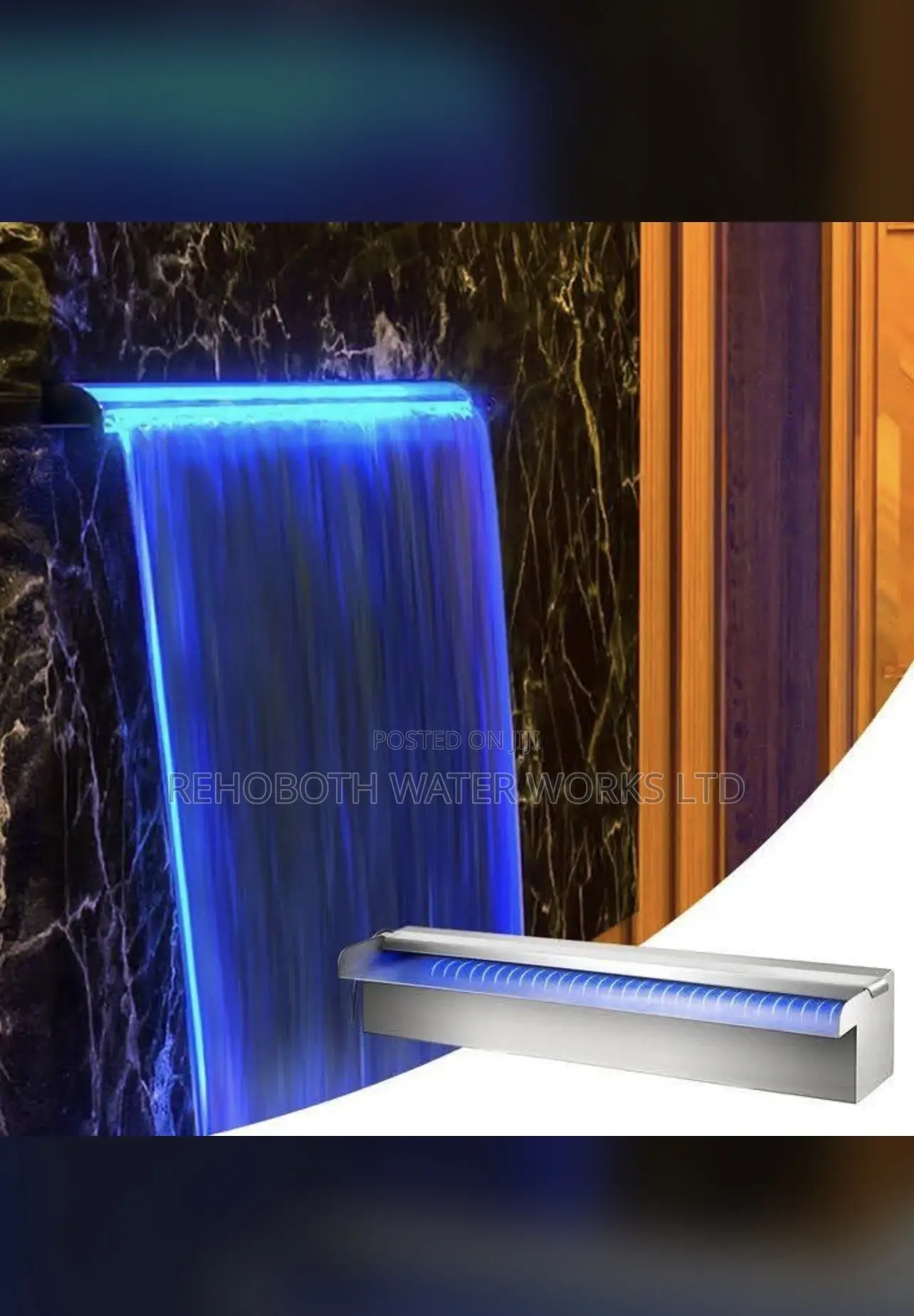 Fountain Waterfall Construction
