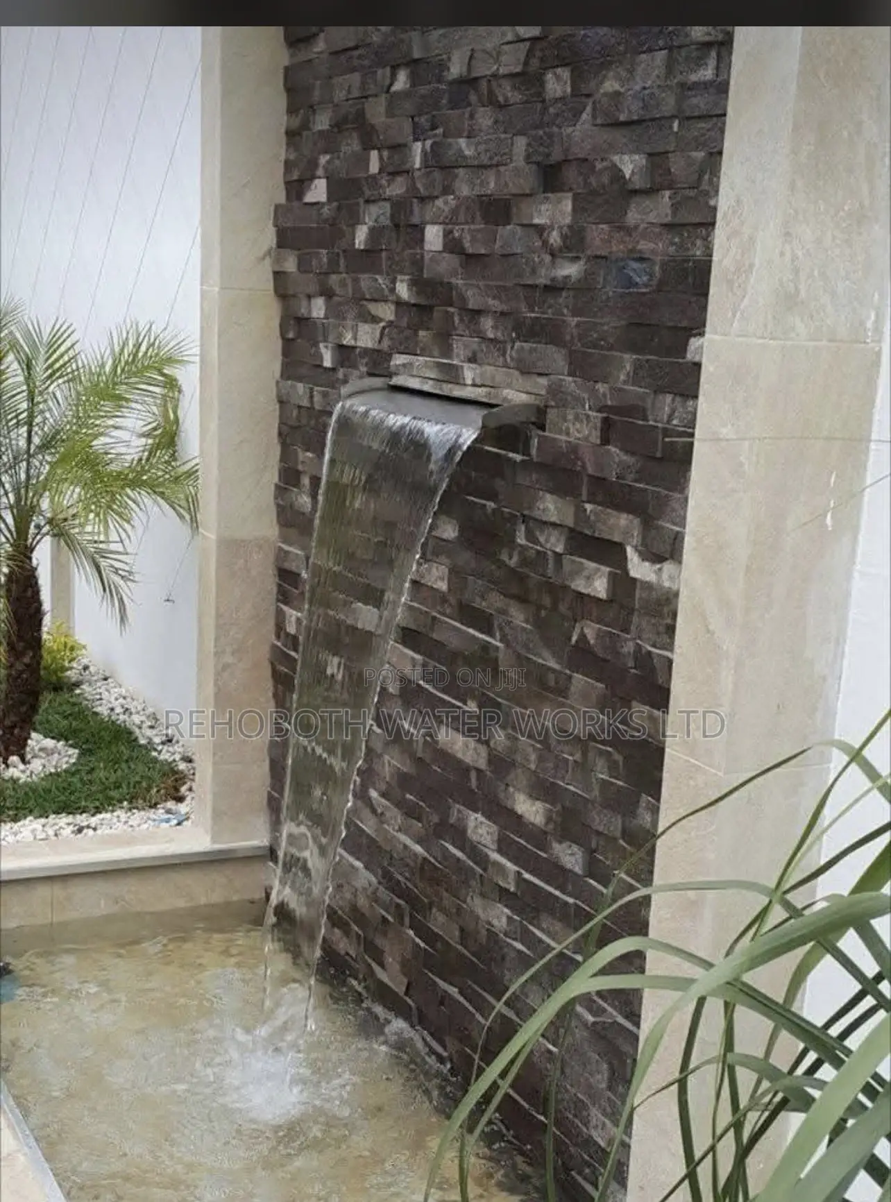 Fountain Waterfall Construction