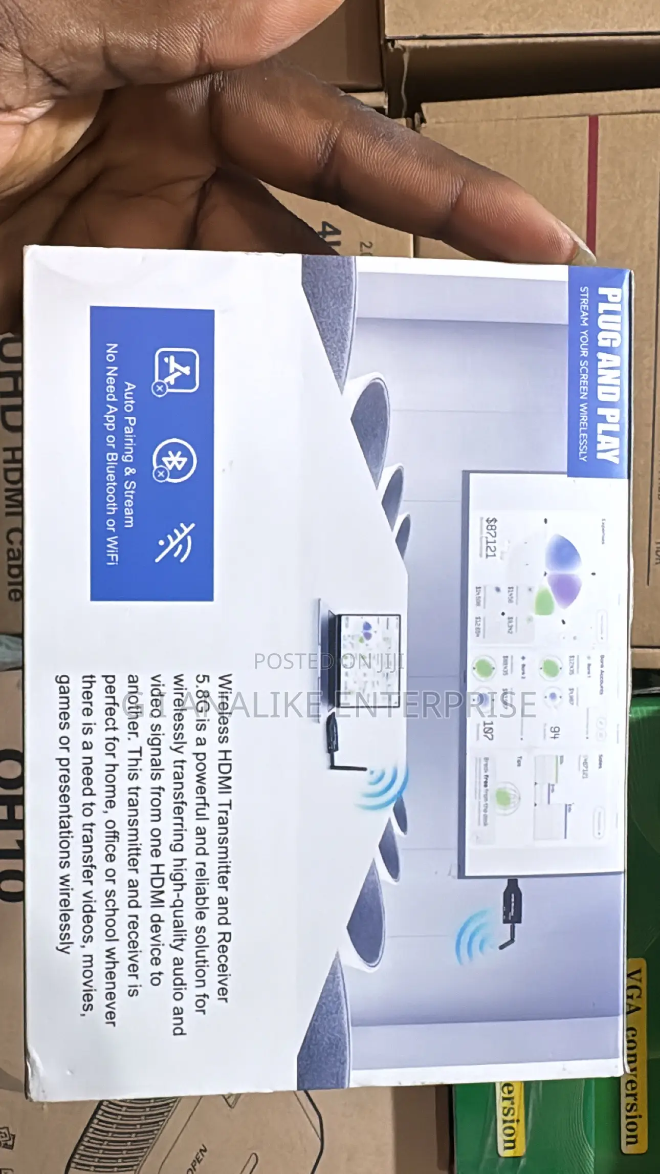 Hdmi Wireless Extender Wireless Mdmi (Distance 100m/150m).
