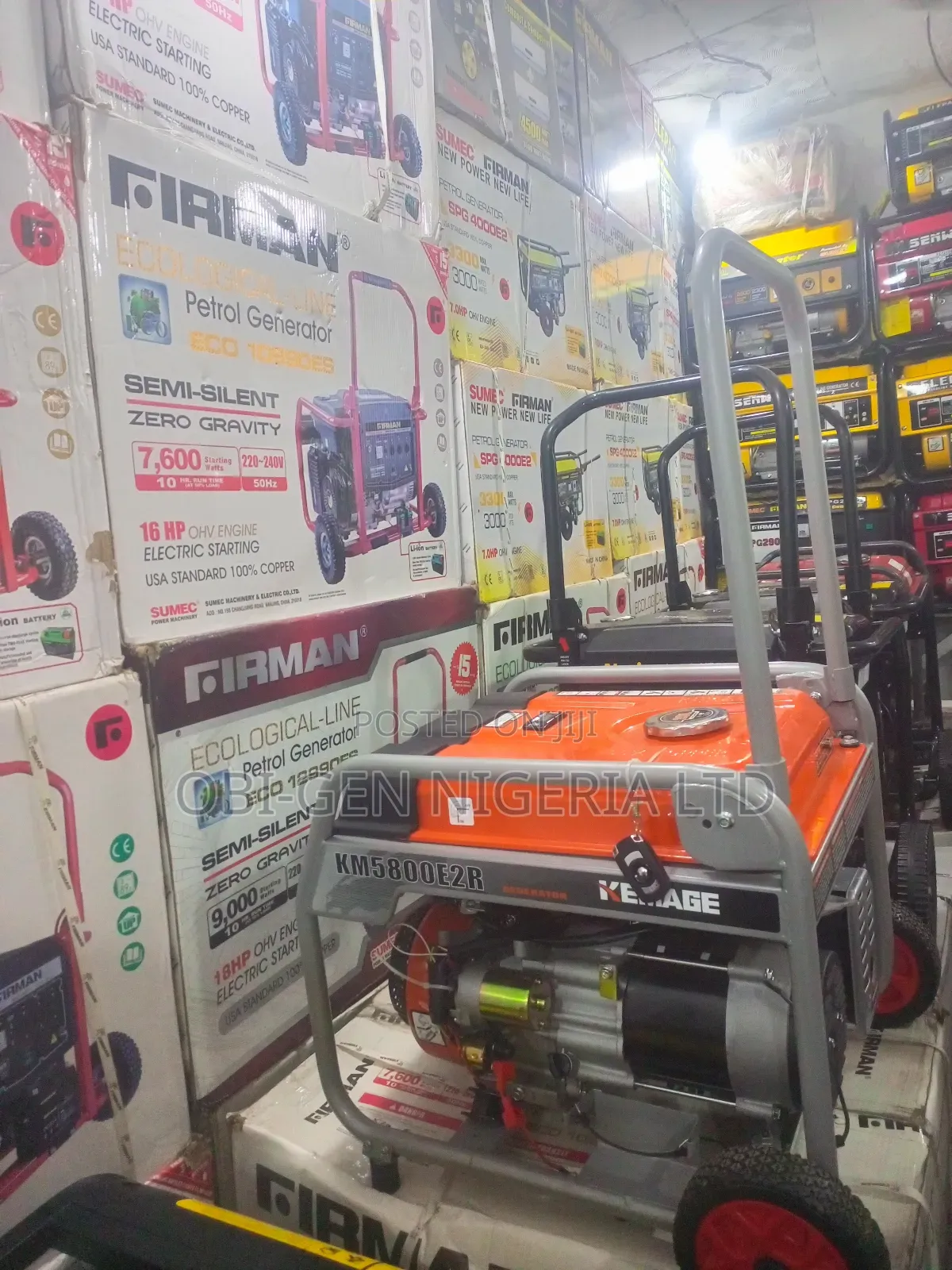 Kemage Km 5800e2 Remote Control Generator Set