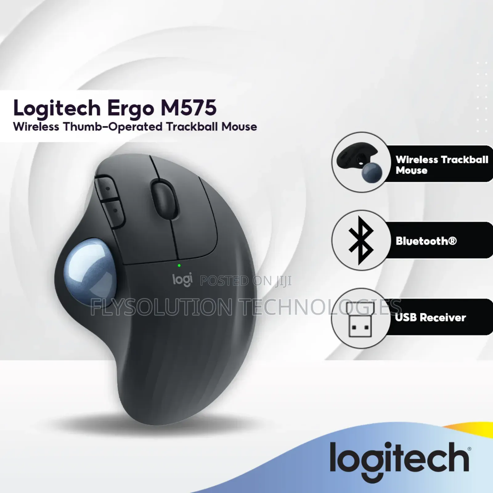 Logitech Ergo M575 Wireless Trackball Mouse