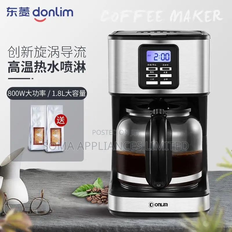 Donlim Dl-Kf400s Automatic Drip Coffee Machine