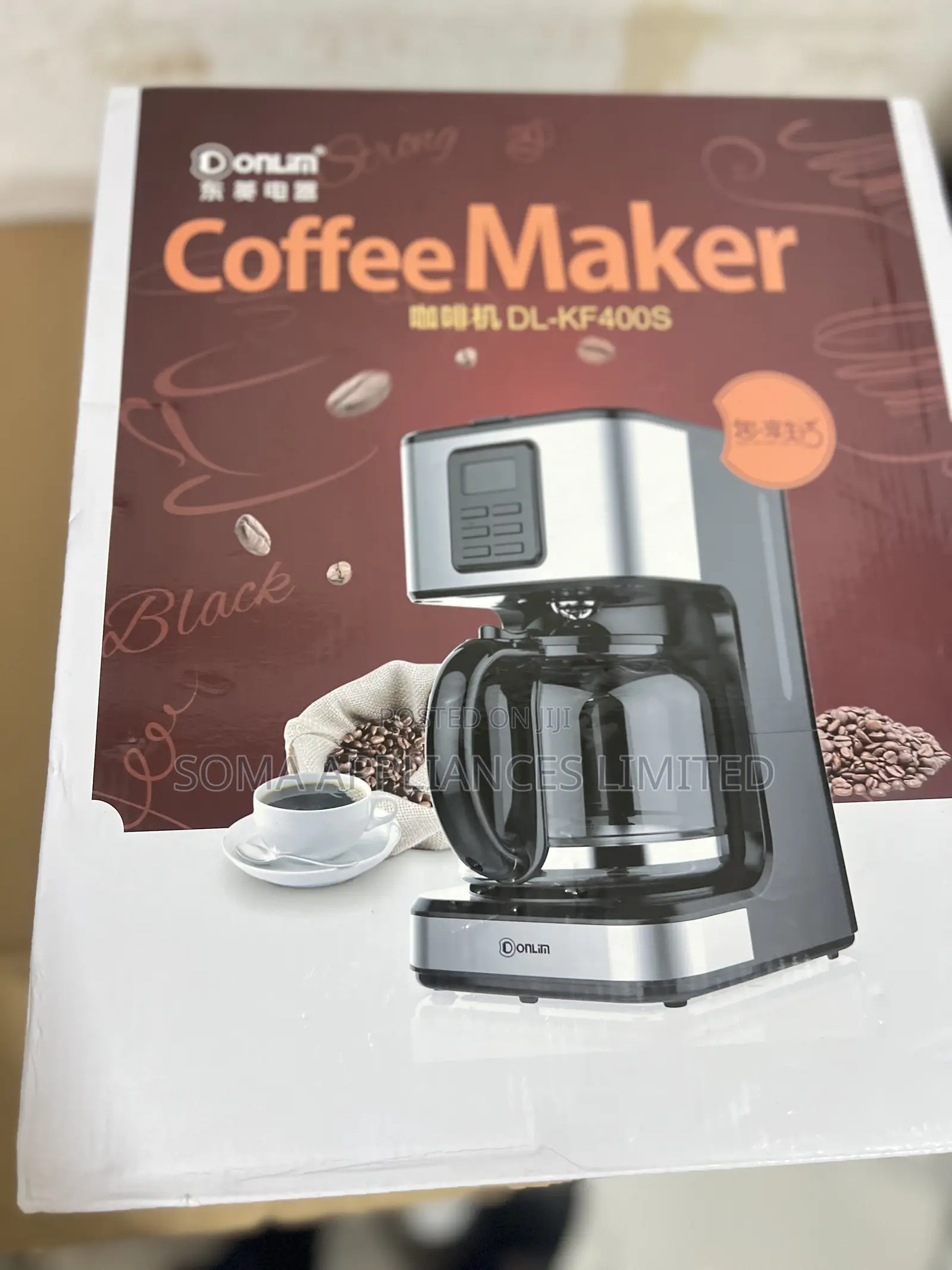 Donlim Dl-Kf400s Automatic Drip Coffee Machine