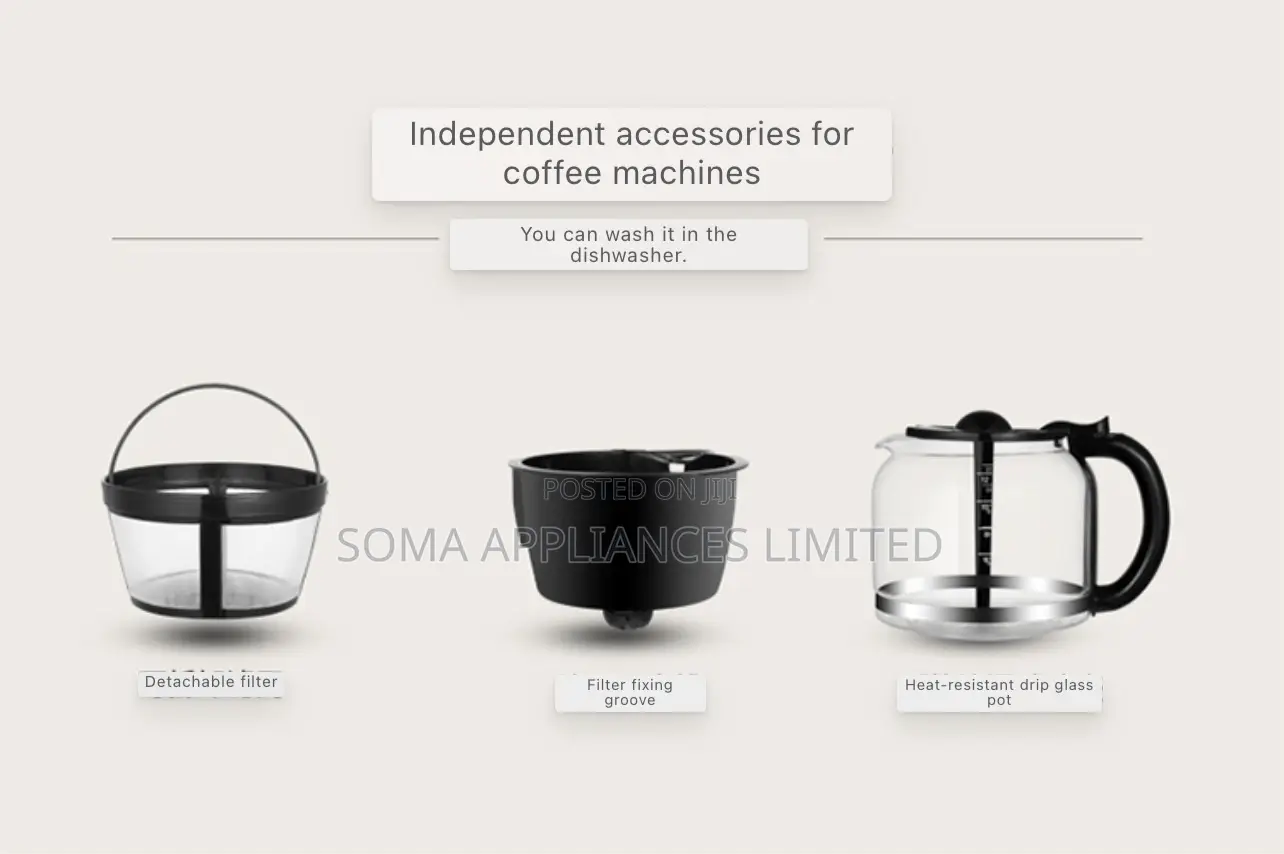 Donlim Dl-Kf400s Automatic Drip Coffee Machine