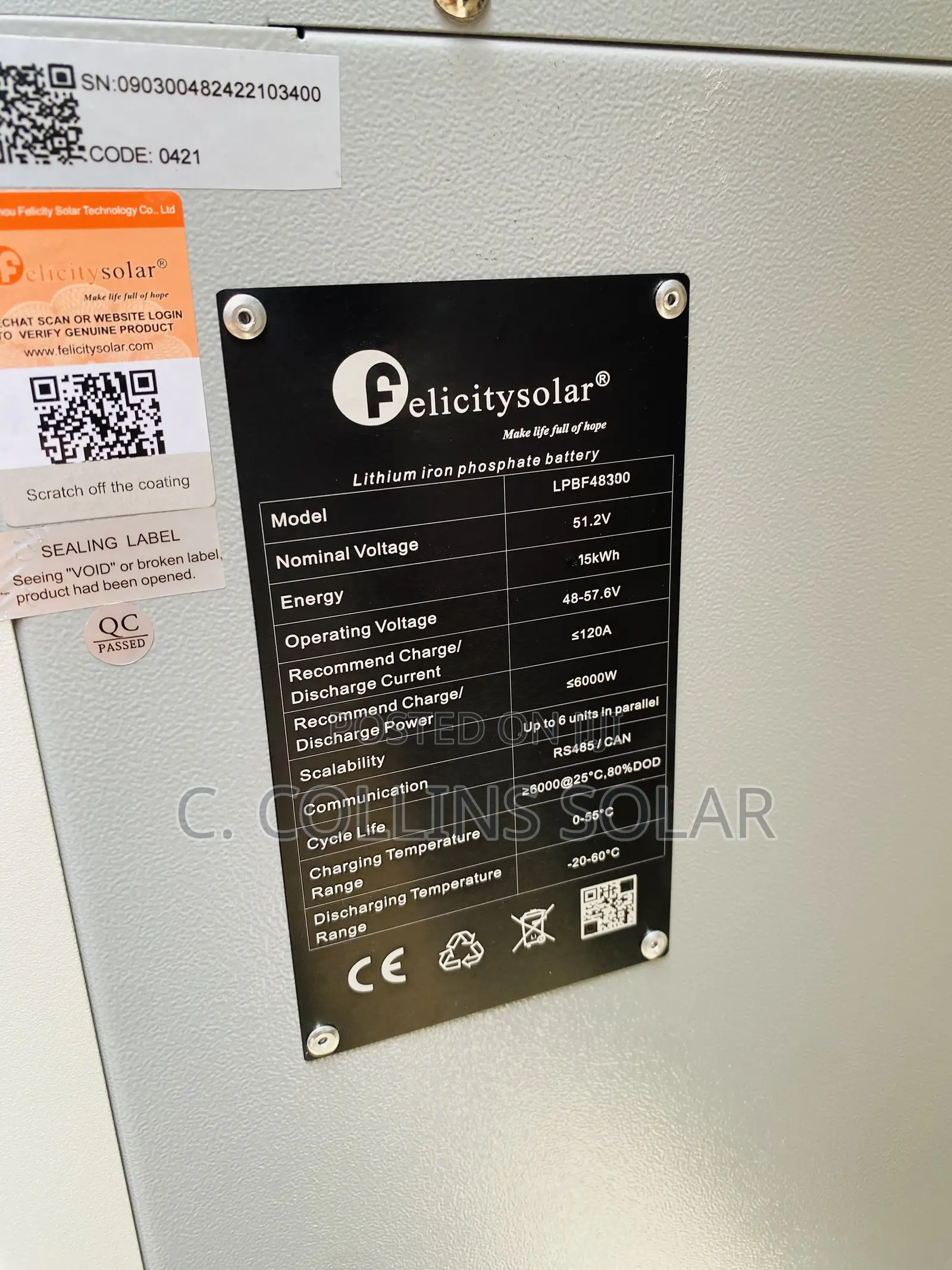 Felicity Lithium Ion Battery