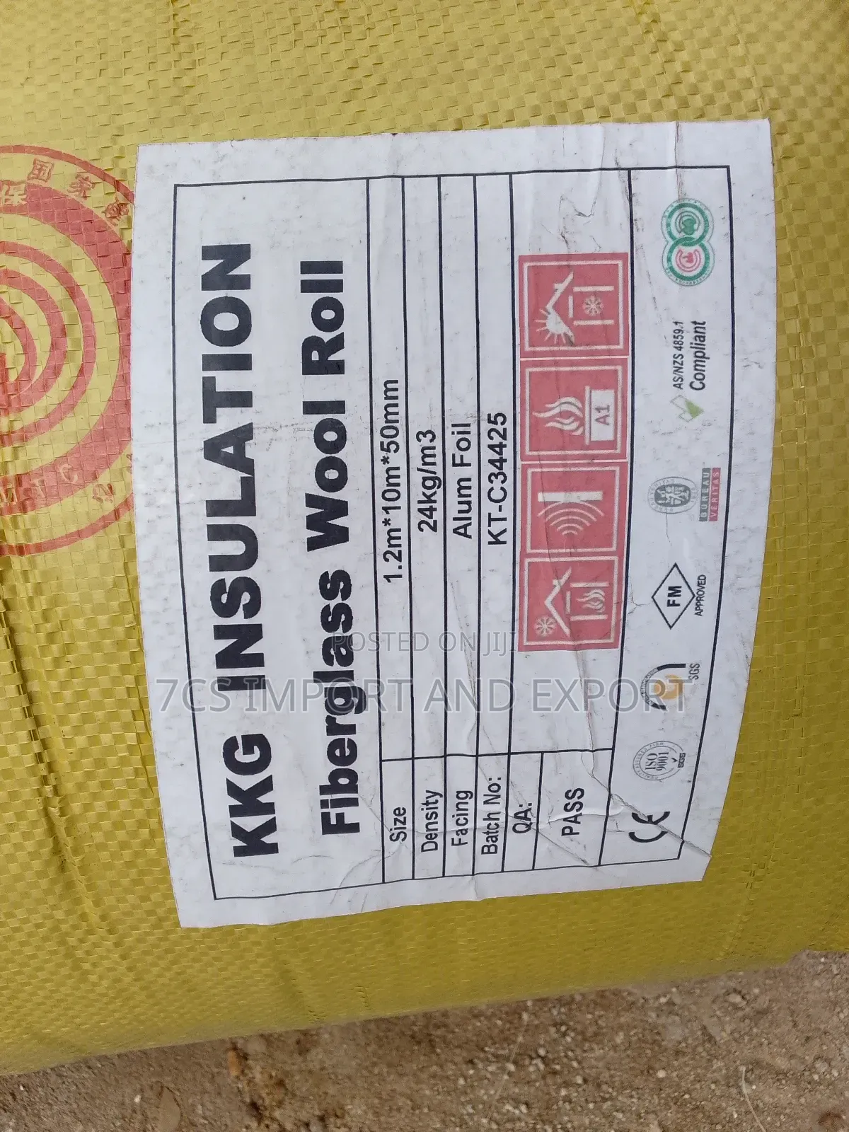 KKG Fibreglass Rock Wool, 100% Quality. A New Product