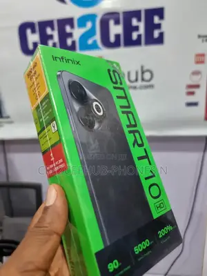 New Infinix Smart 10 128 GB Black
