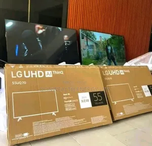 3d) 55inches Framles Lg Smart Android Tv With Free Wall