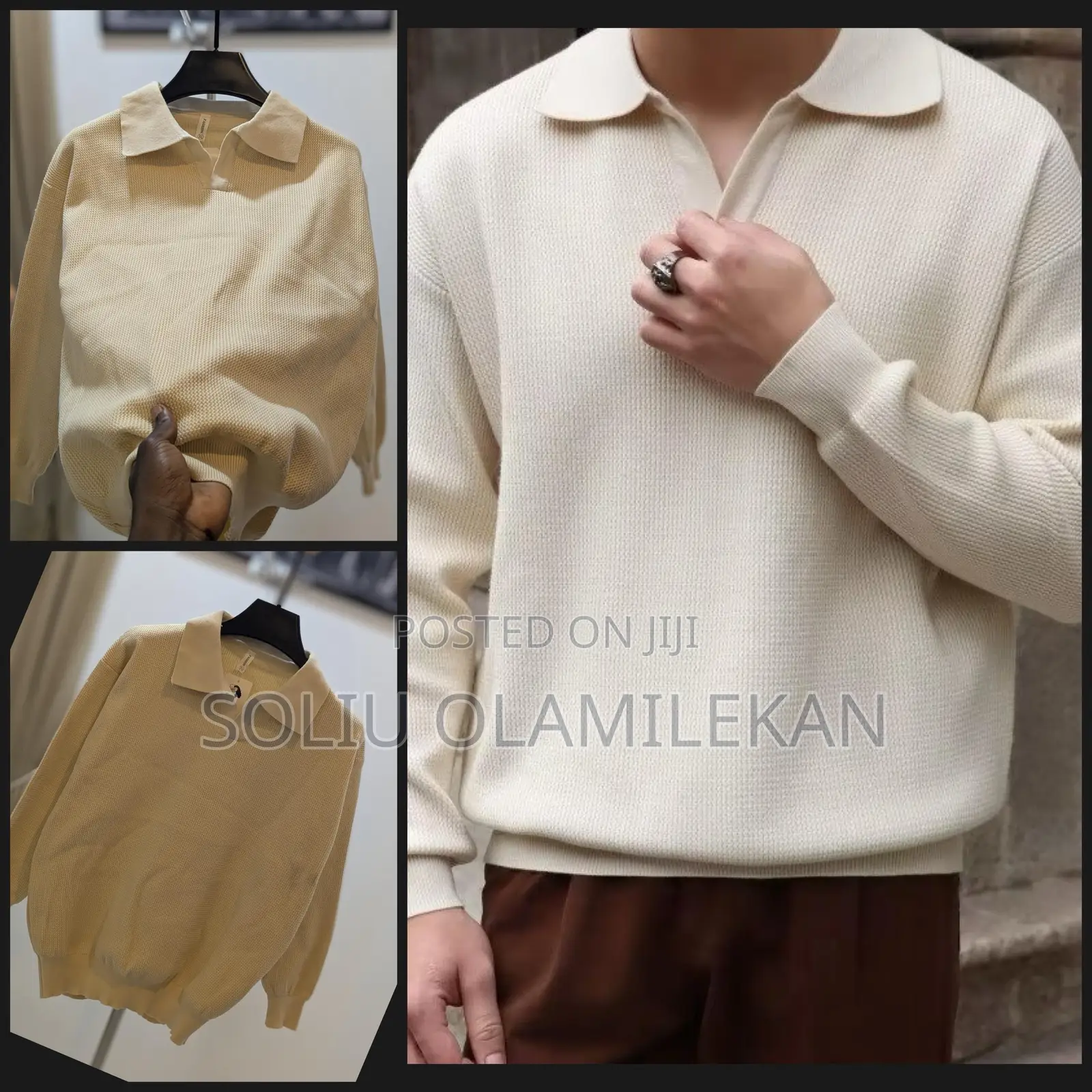 Collar Sweat Shirt