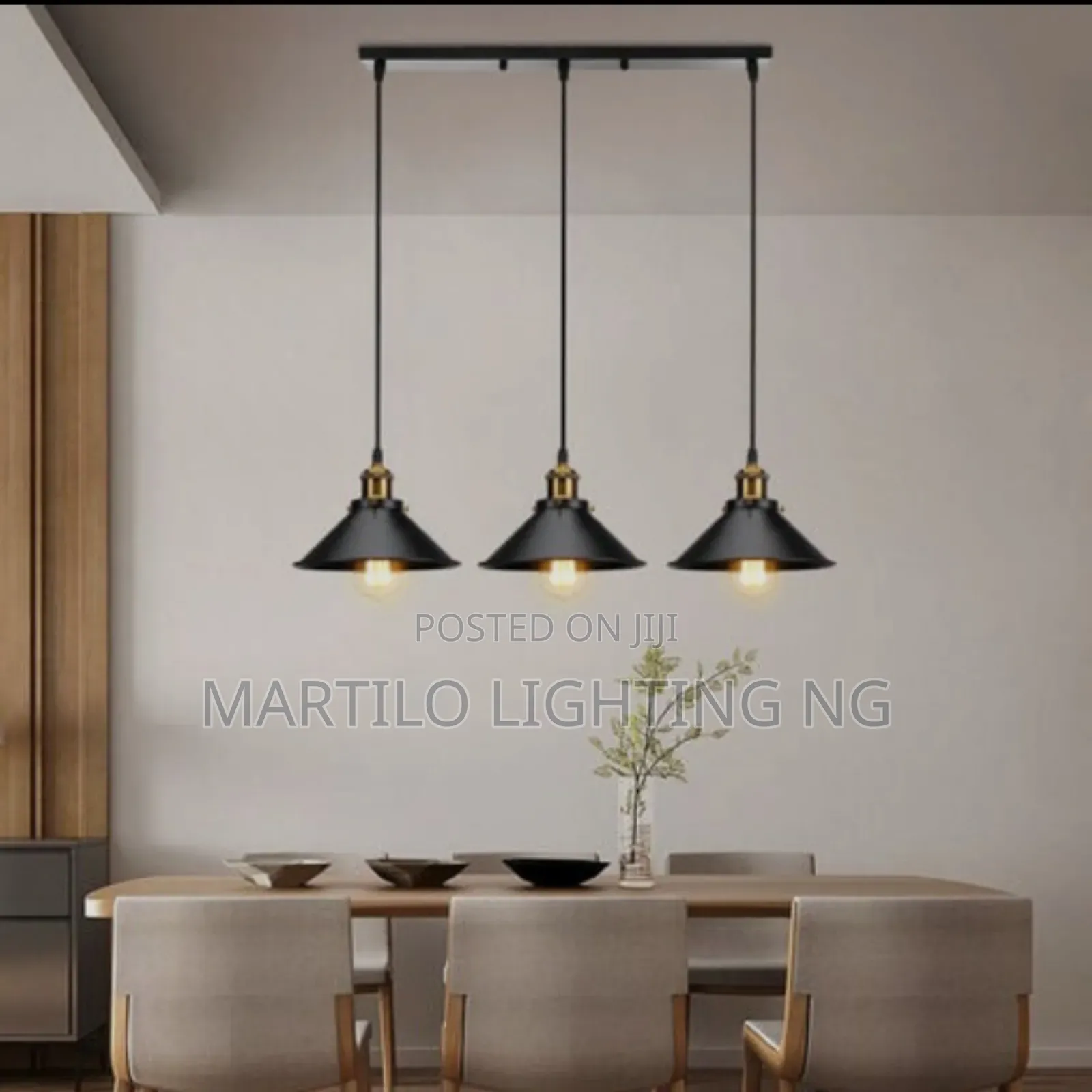 3-1 Drop Pendant Light, for Kitchen, Dining, Restaurant